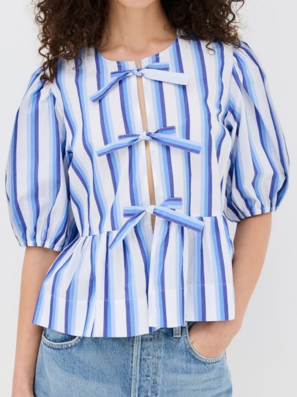 GANNI look-alike top from Burgess, NWT